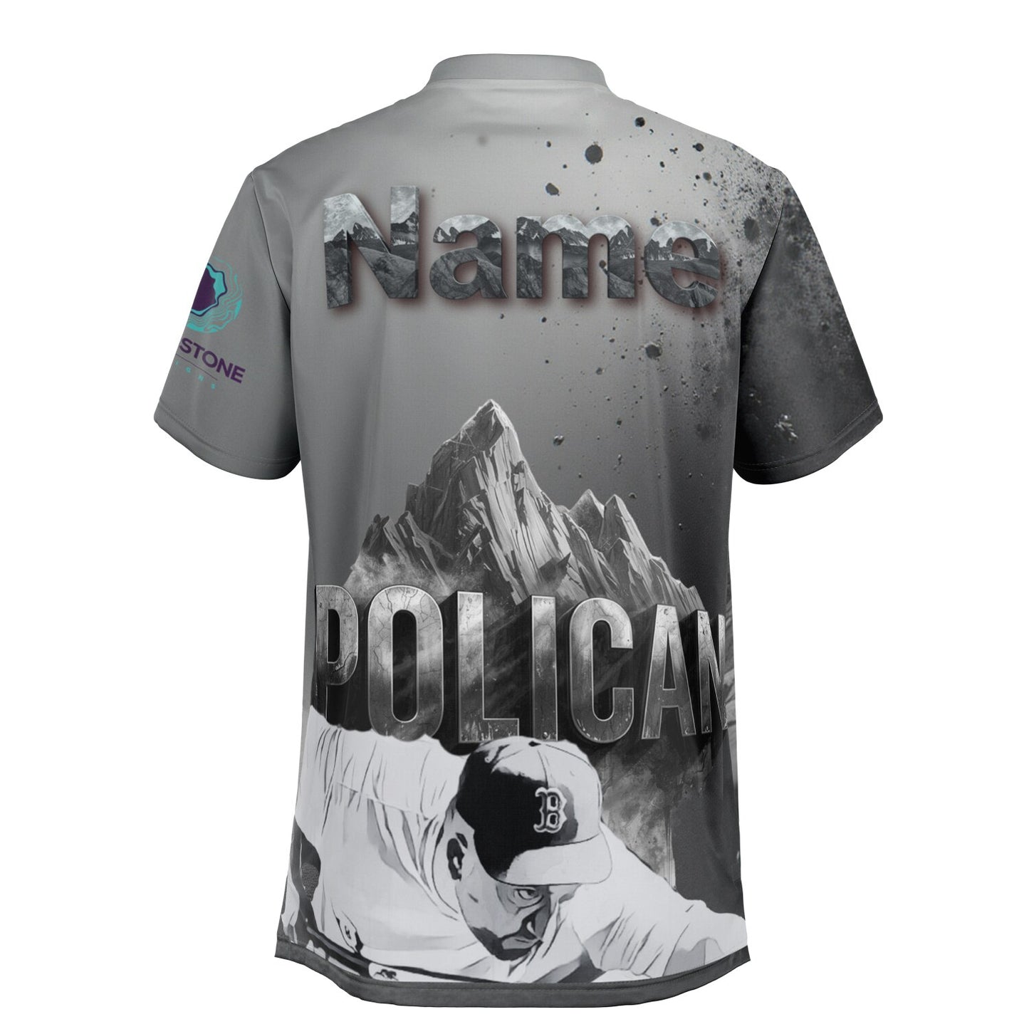 Blade Collar Polo Shirt - AOP