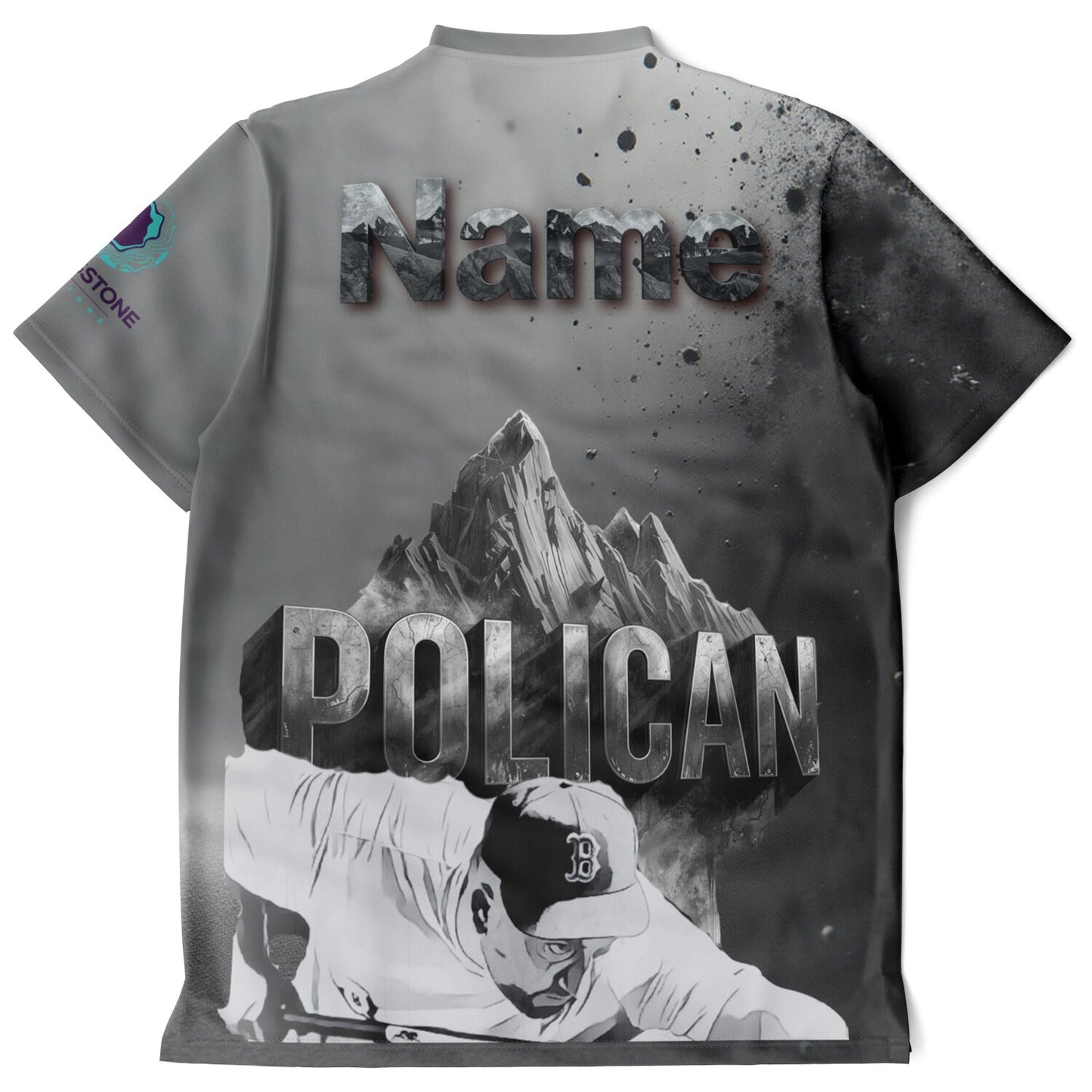 Blade Collar Polo Shirt - AOP
