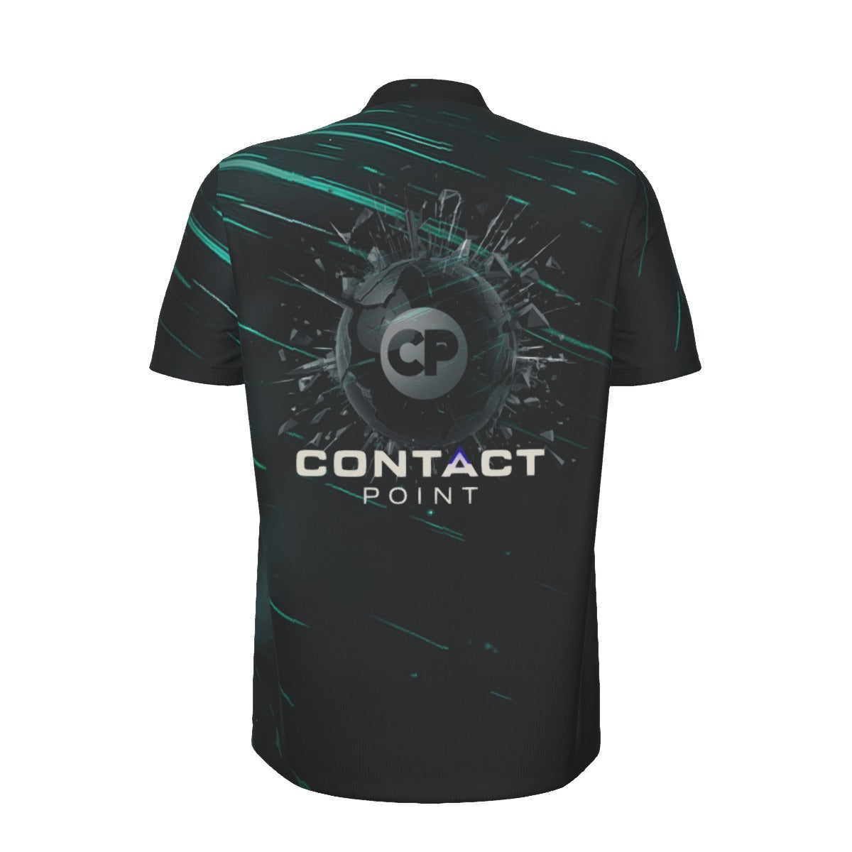 All-over Print Men's Billiard Cloth With Black Zipper