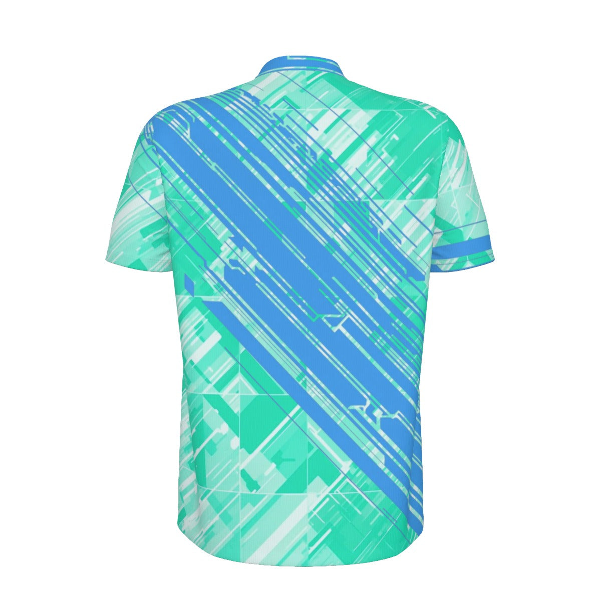 All-over Print Men's Billiard Cloth With Black Zipper