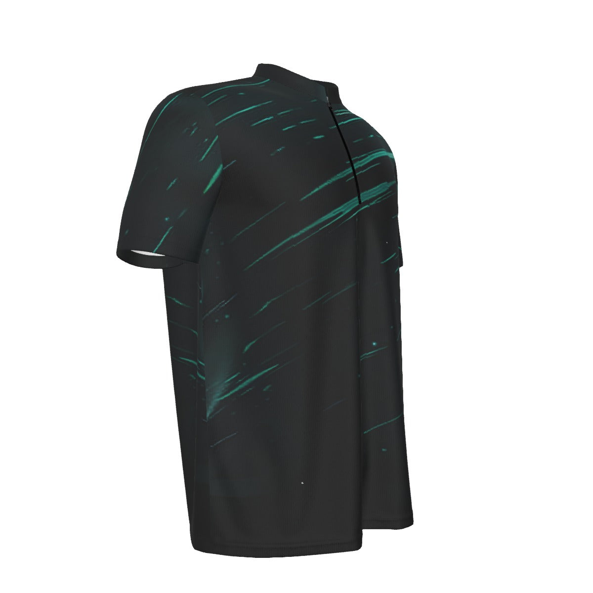 All-over Print Men's Billiard Cloth With Black Zipper