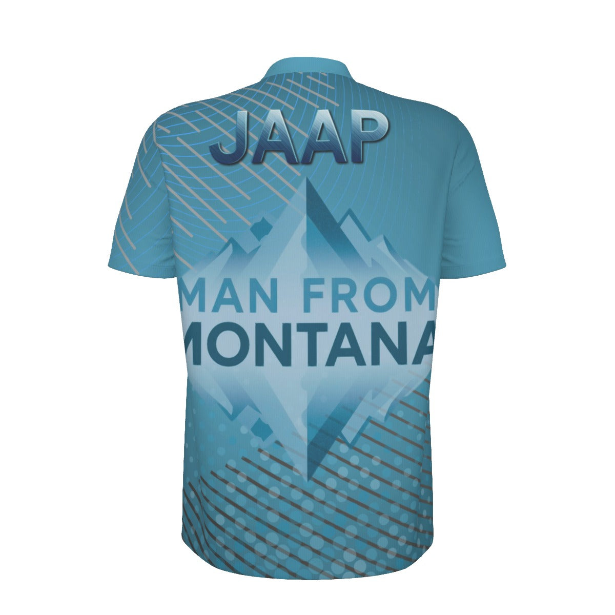 All-over Print Men's Billiard Cloth With Black Zipper