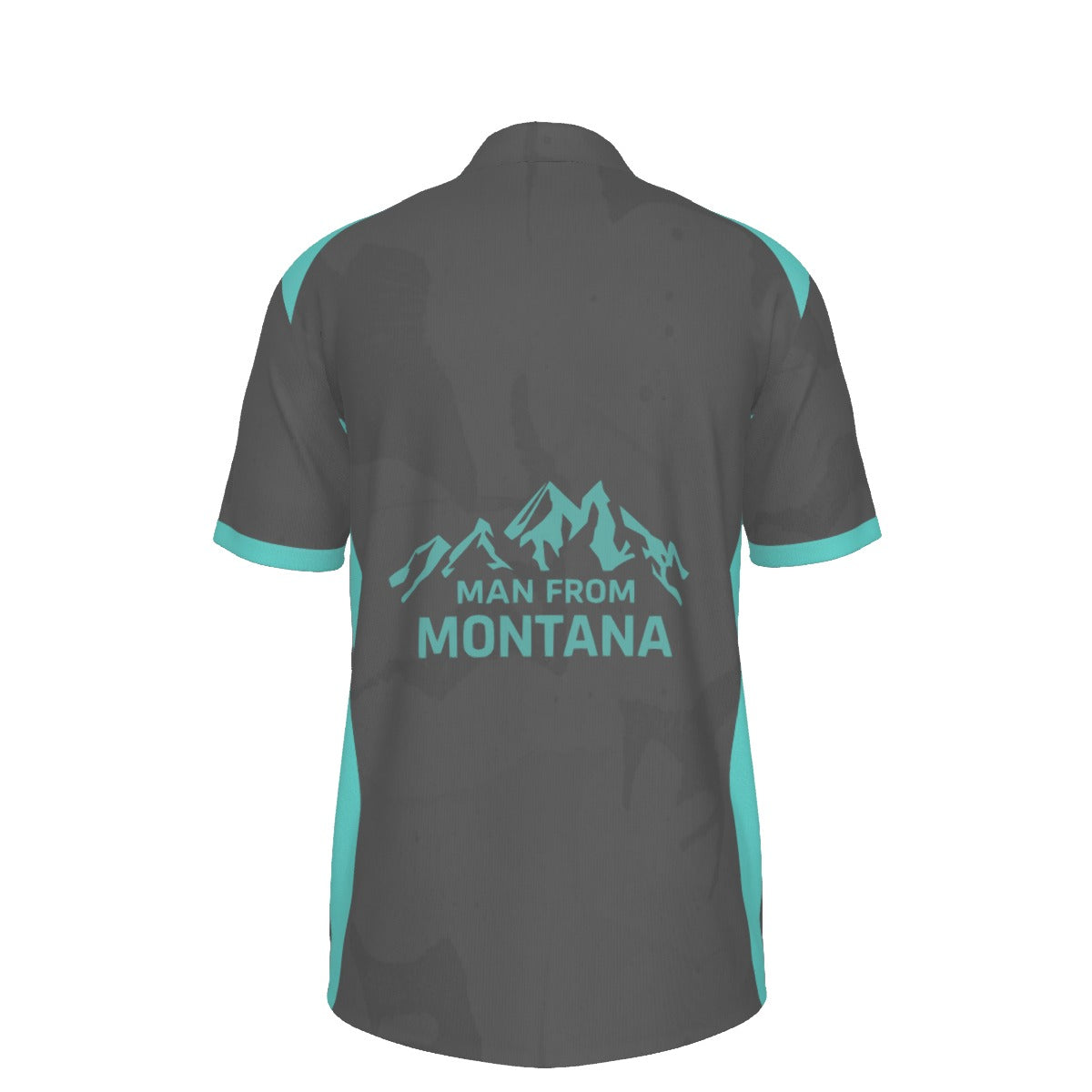 All-Over Print Men's Polo Collar Jersey