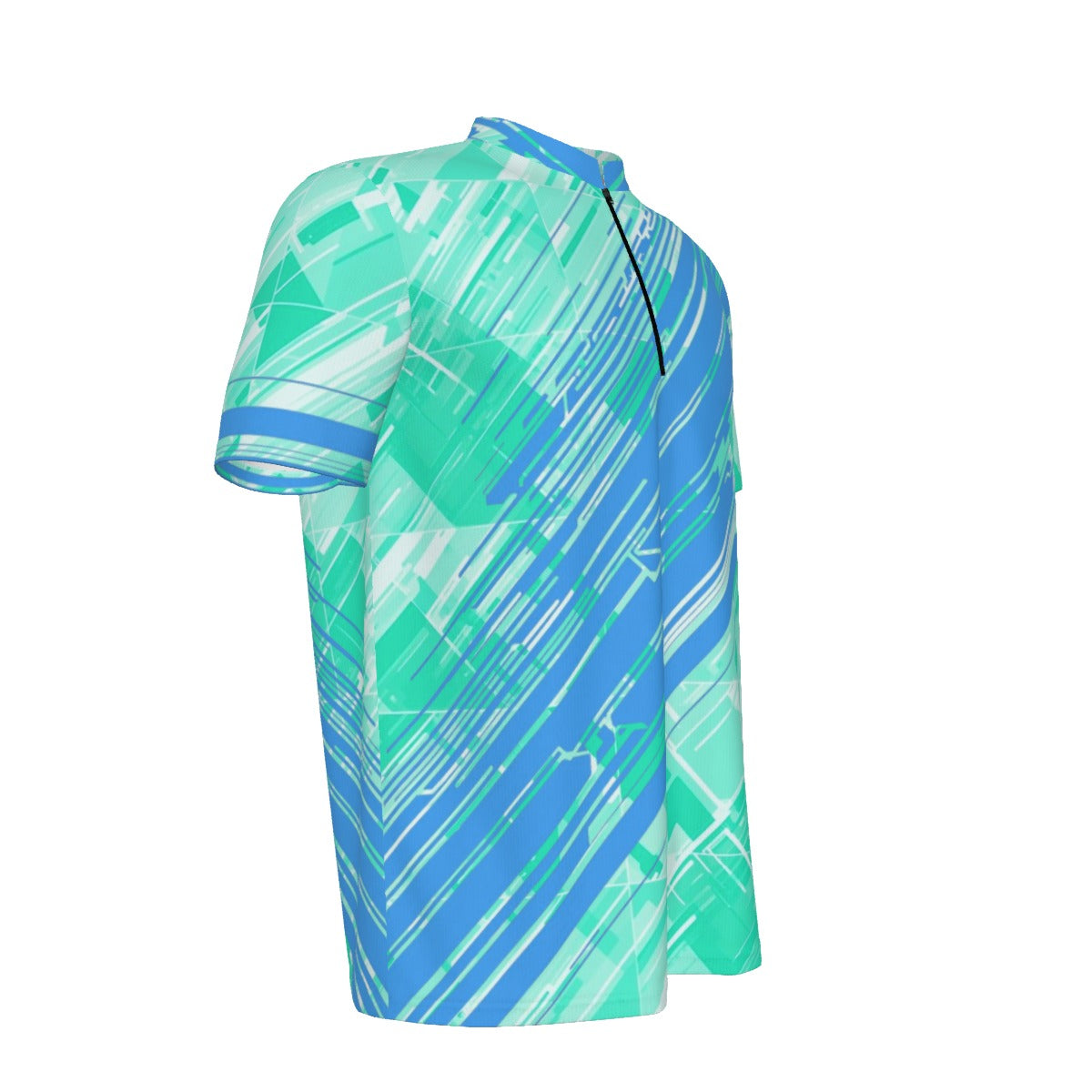 All-over Print Men's Billiard Cloth With Black Zipper