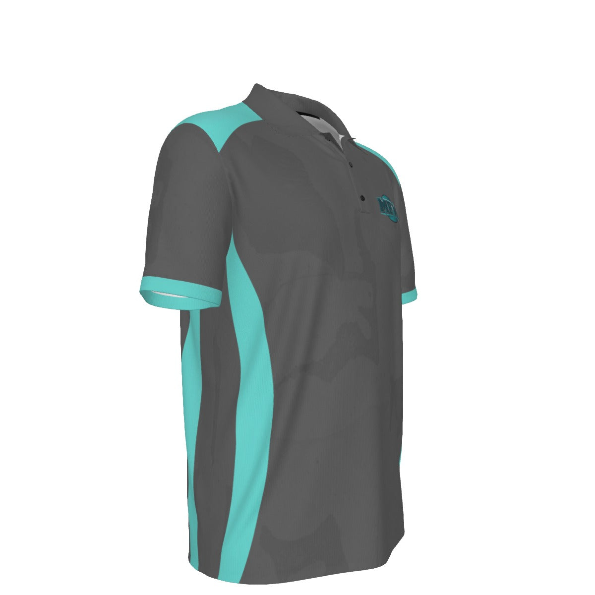 All-Over Print Men's Polo Collar Jersey