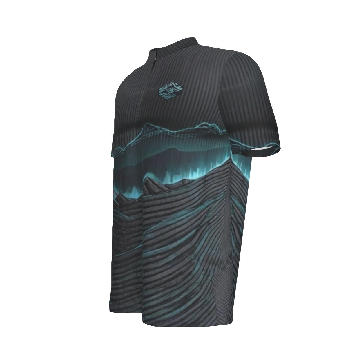 All-over Print Men's Billiard Cloth With Black Zipper