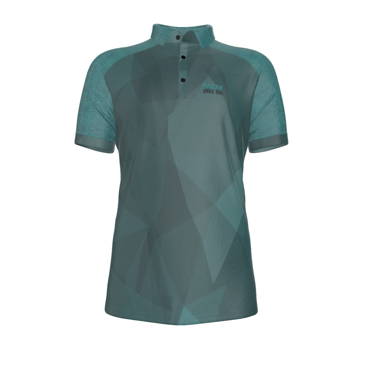 All-Over Print Men's Stretch Collar Polo Shirt