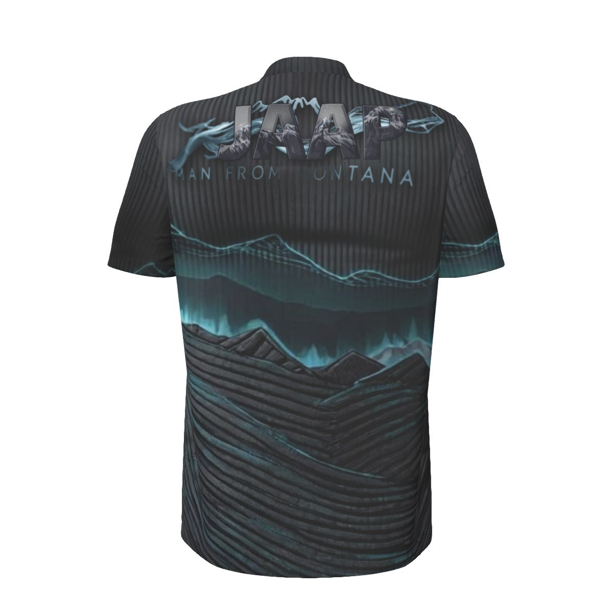 All-over Print Men's Billiard Cloth With Black Zipper